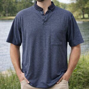 VINTAGE Van Heusen Short Sleeve Collared Polo Shirt